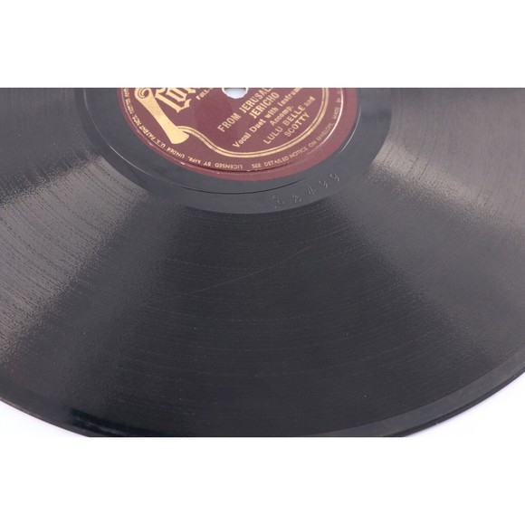 Lulu Belle & Scotty – From Jerusalem To Jericho /There's No Hiding 78 rpm Record - Picture 5 of 9